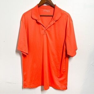 Nike Golf Polo Shirt Men’s Size XL Orange Short Sleeve Collared
